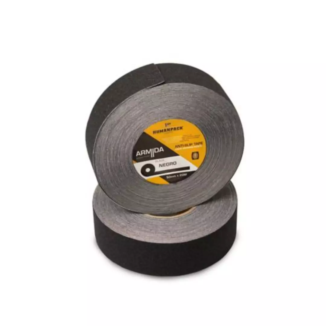 CINTA ANTIDESLIZANTE NEGRA 50MM x 20MTS