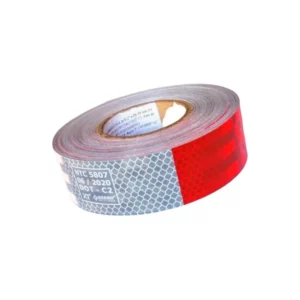 CINTA REFLECTIVA CARRO ROJA BLANCA