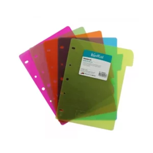 SEPARADOR PLASTICO COLORES X 5 UND